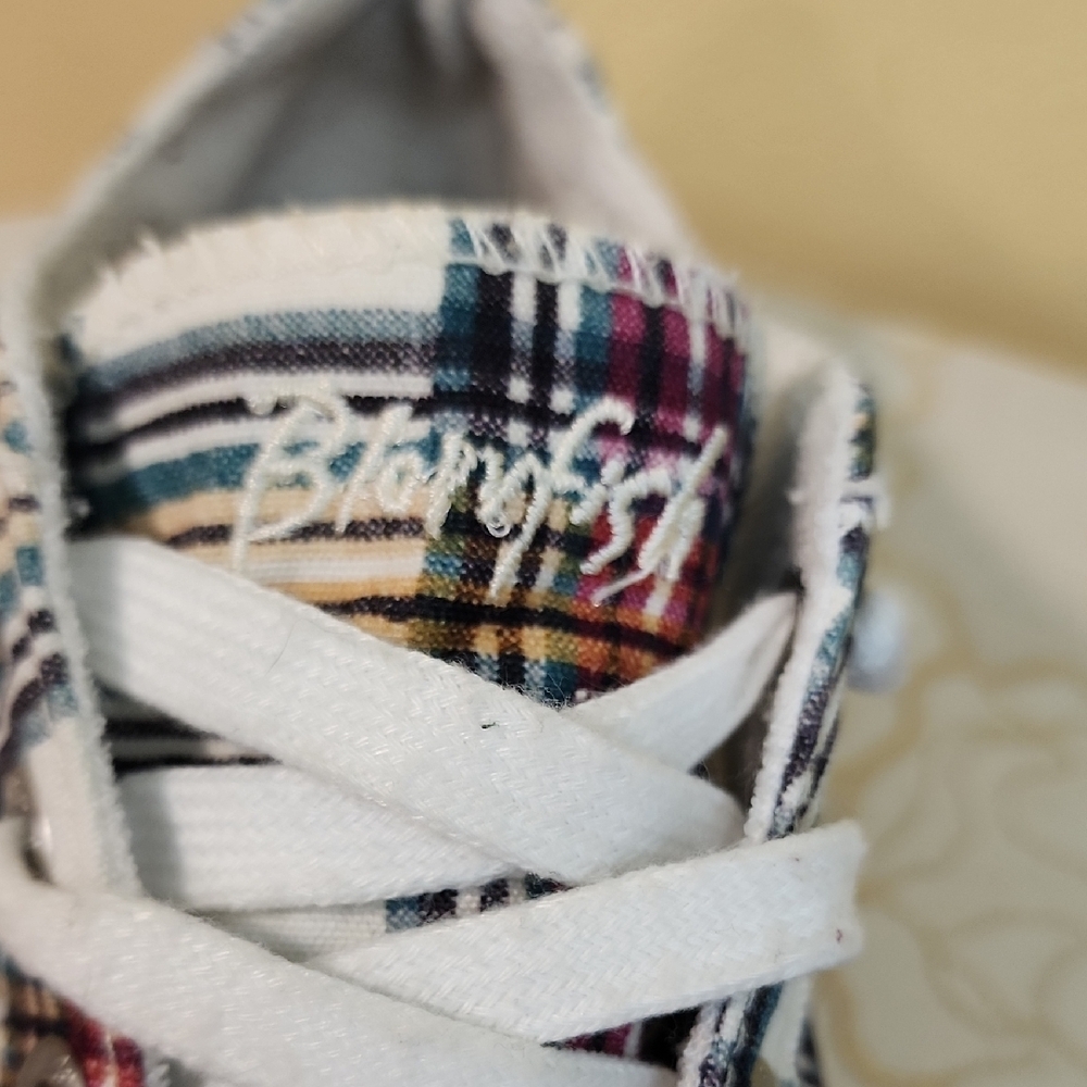Plaid Blowfish Women's Sneakers - Picture 7 of 8
